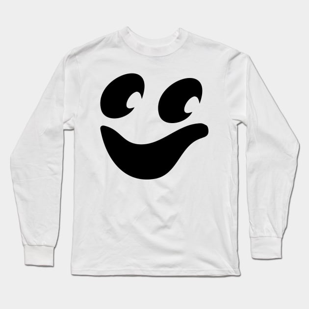 Happy Meal Ghost Bucket Long Sleeve T-Shirt by old_school_designs